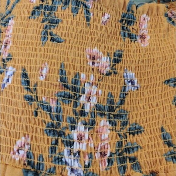 Miami Mustard Floral Jumpsuit - Picture 5 of 10